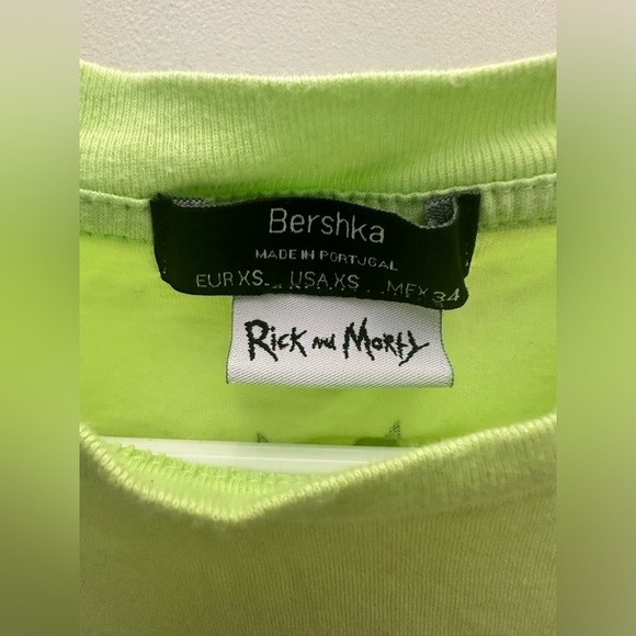 Bershka Rick and Morty Tee Shirt XS - Picture 3 of 4